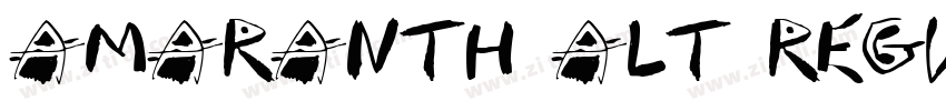 Amaranth Alt Regula字体转换
